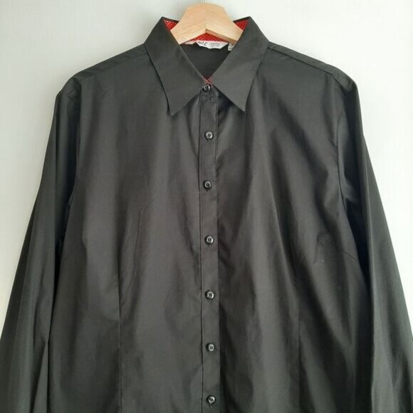 Black Button Down Shirt - Picture 3 of 9